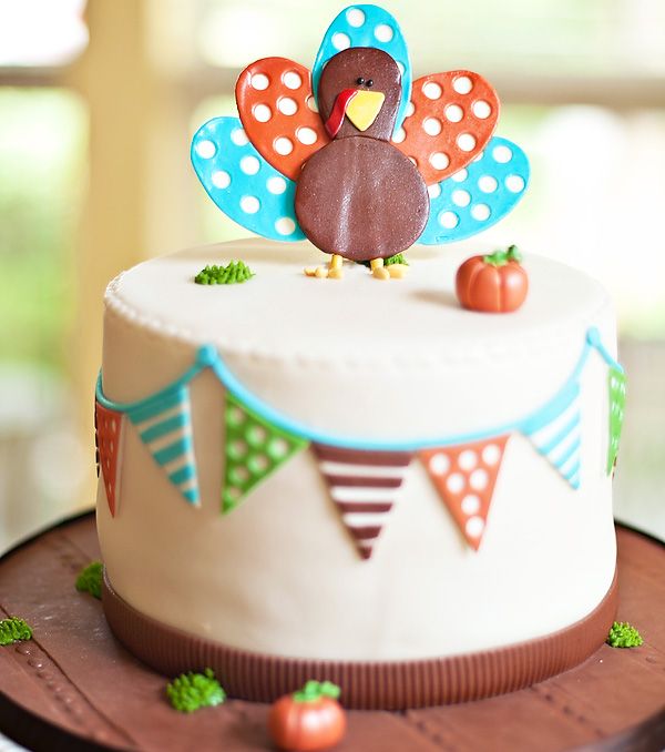 Cute Thanksgiving Cake