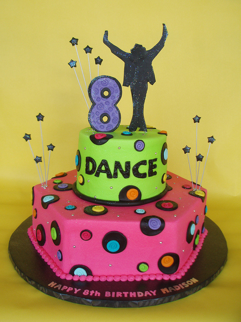 Dance Themed Birthday Cake