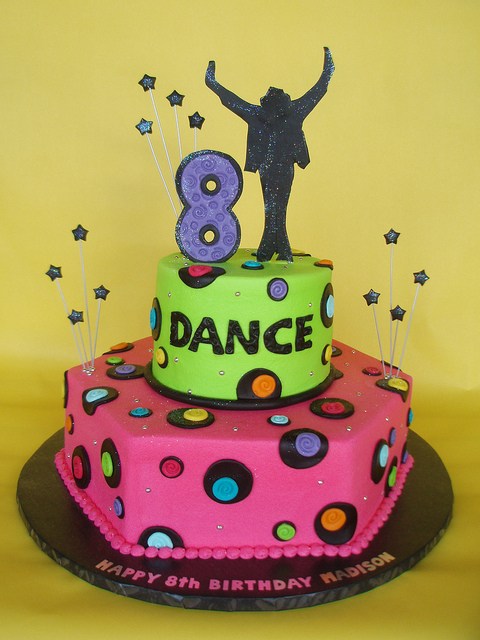 Dance Themed Birthday Cake Dance Themed Birthday Cake