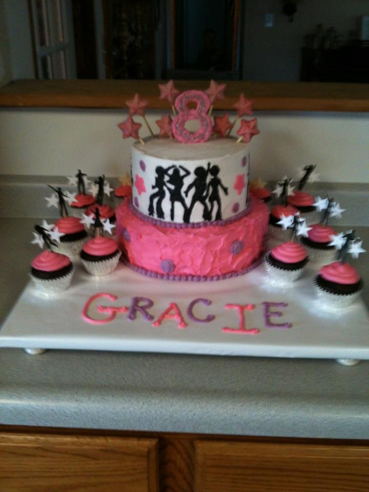 Dance Themed Birthday Cake Dance Themed Birthday Cake