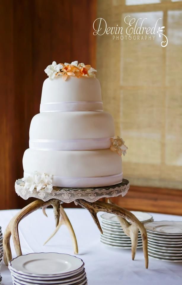 Deer Antler Cake Stand