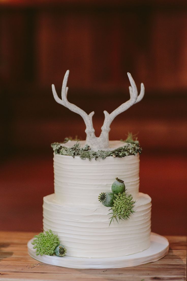 Deer Antler Wedding Cake Toppers Deer Antler Wedding Cake Toppers
