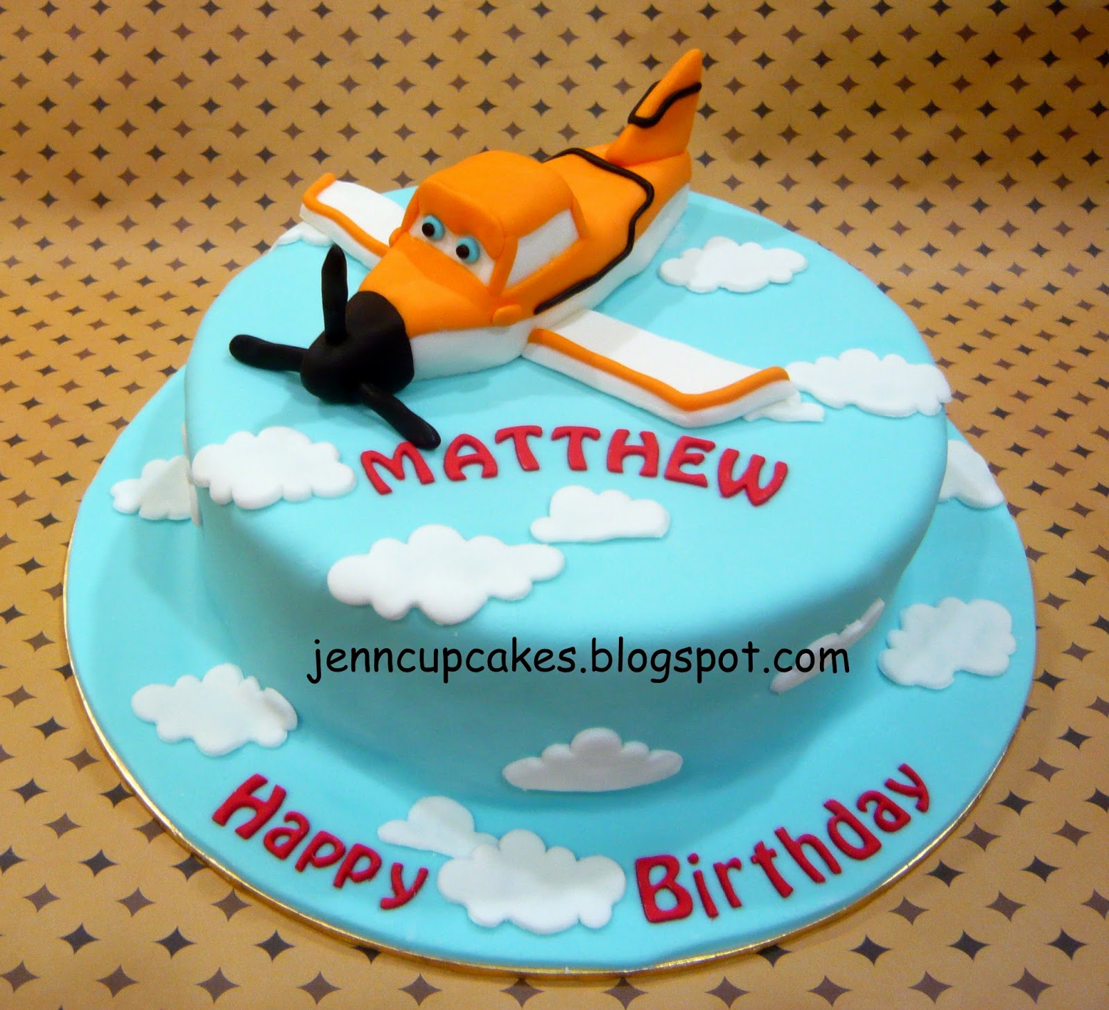 Disney Planes Dusty Cake