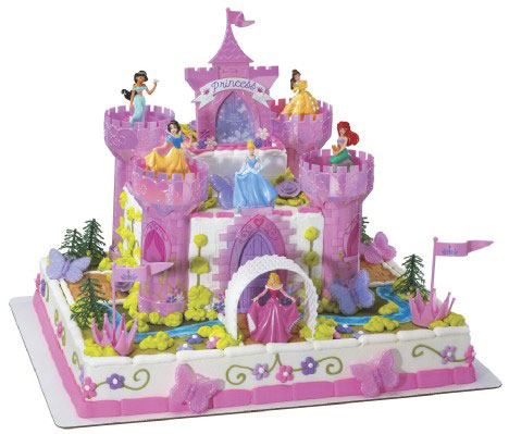 Disney Princess Birthday Party Cake
