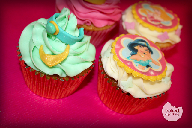 Disney Princess Jasmine Cupcakes