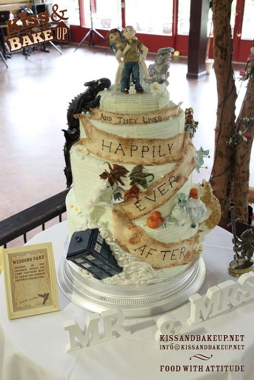 Doctor Who Wedding Cake