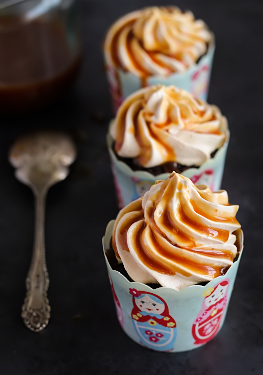 Earl Grey Cupcakes with Chocolate Frosting