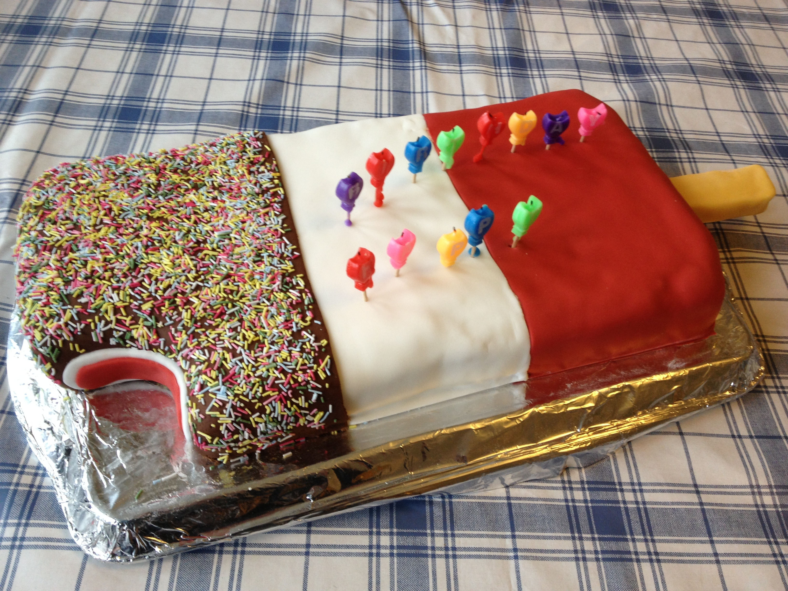 Fab Lolly Birthday Cake