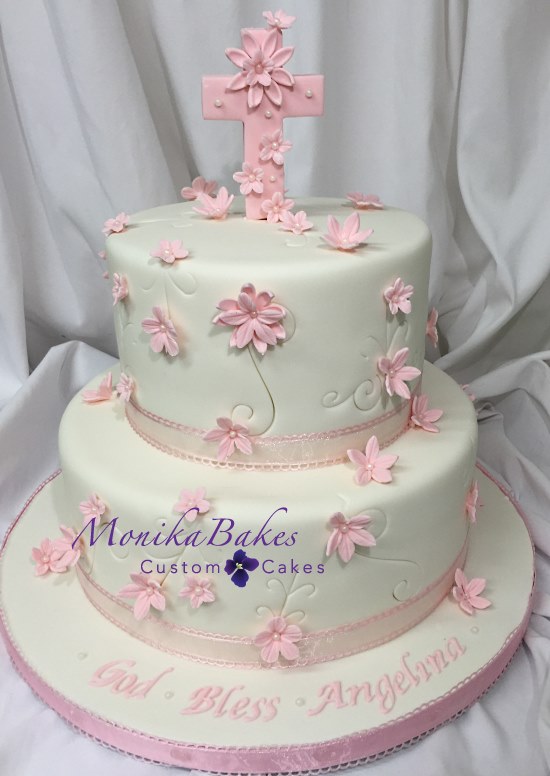 First Communion Cakes for Girls