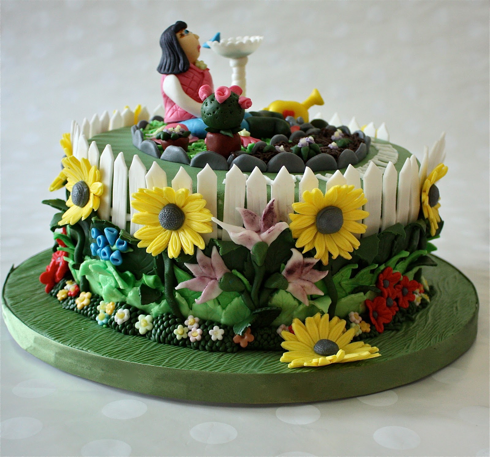 Flower Garden Birthday Cake