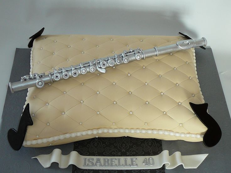 Flute Birthday Cake