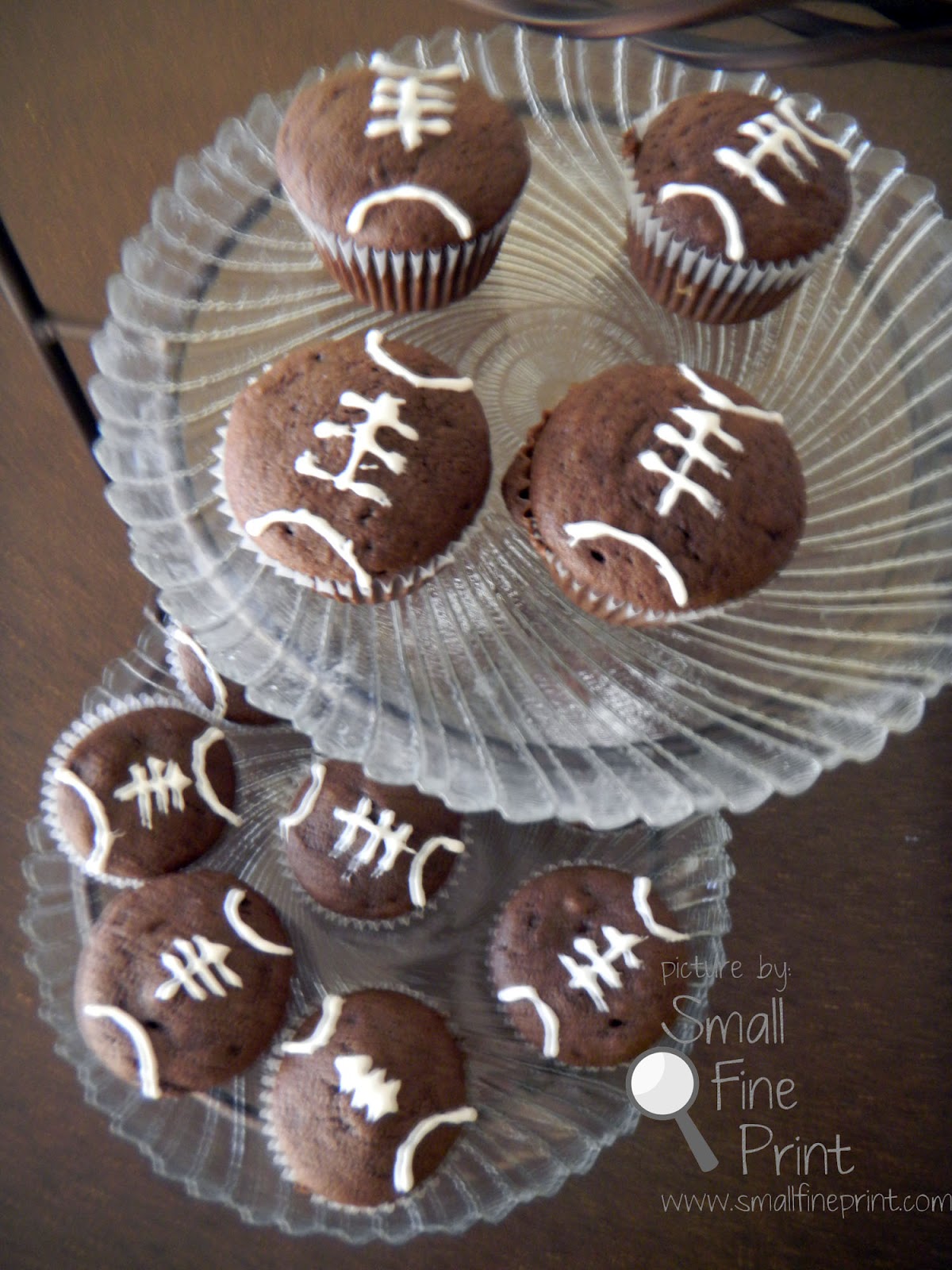 Football Cupcakes