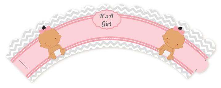 For Girl Baby Shower Cupcake Wrappers For Girl Baby Shower Cupcake Wrappers