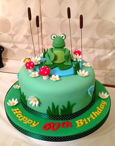 Frog Birthday Cake