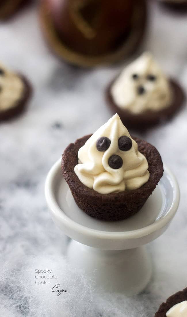 Ghost Halloween Peanut Butter Cookies