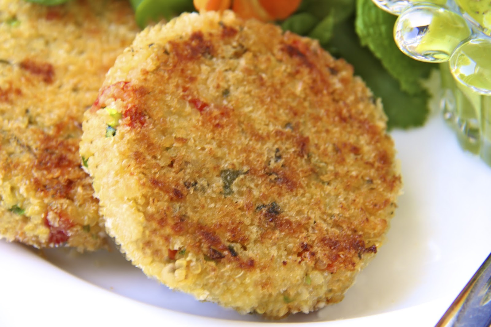 Goat Cheese Quinoa Cakes