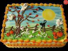 Halloween Sheet Cake Ideas