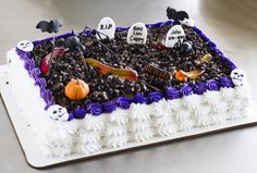 Halloween Sheet Cake