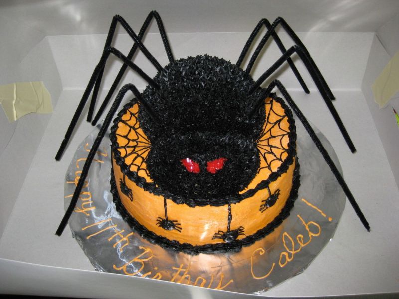 Halloween Spider Cake Halloween Spider Cake