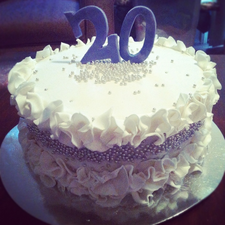 Happy 20th Birthday Cake