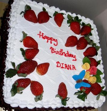 Happy Birthday Diana Cake.