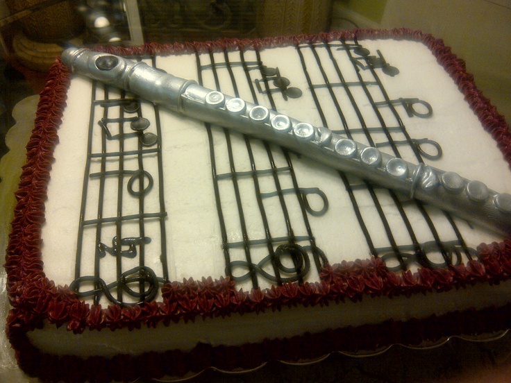 Happy Birthday Flute Cake Happy Birthday Flute Cake