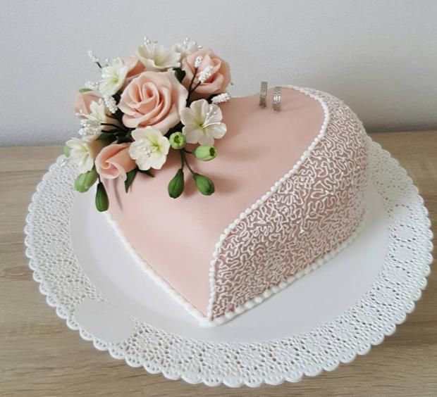 Heart Wedding Cake Heart Wedding Cake