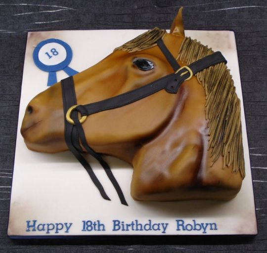 Horse Head Cake