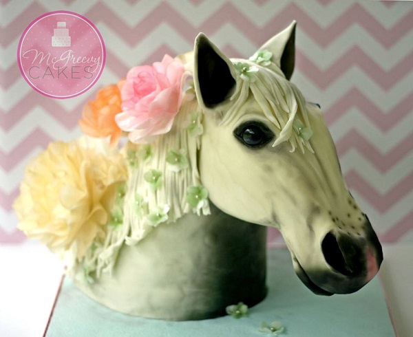 Horse Head Cake