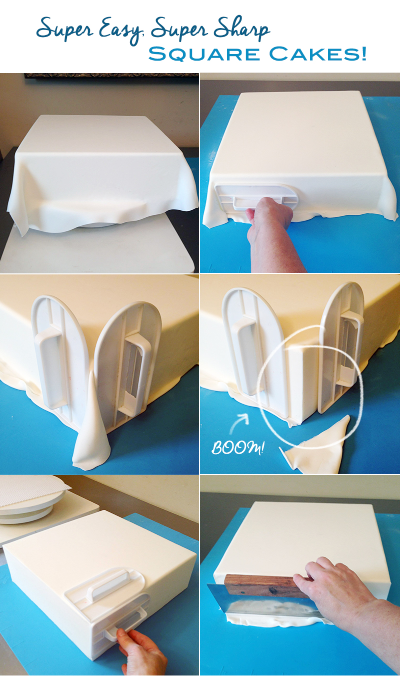 10 Photos of Square Cakes With Fondant 10 Photos of Square Cakes With Fondant