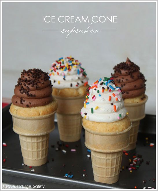 Ice Cream Cone Cupcakes