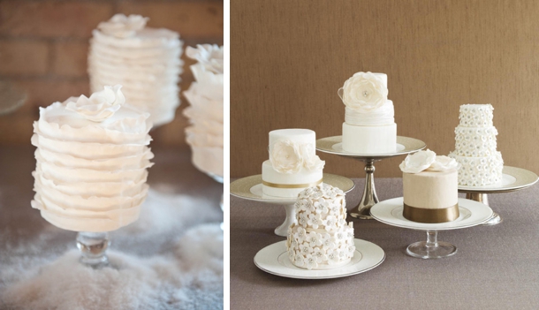 Individual Mini Wedding Cakes