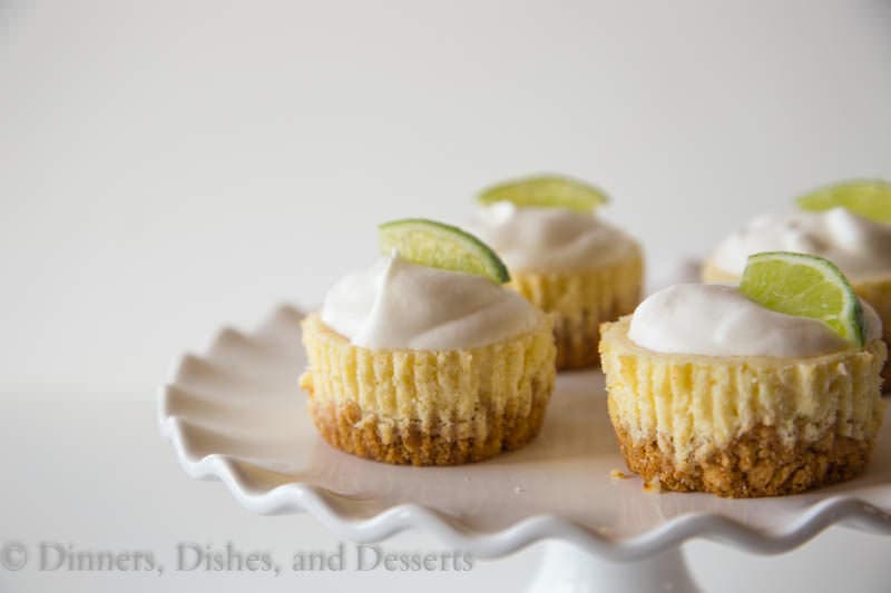 Key Lime Mini Cheesecakes Key Lime Mini Cheesecakes