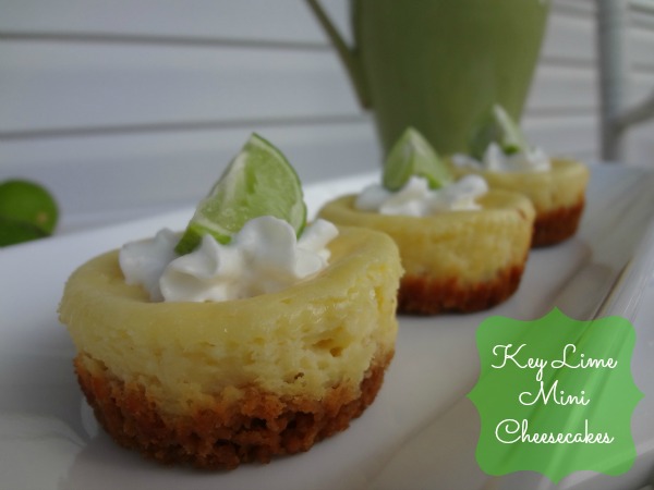 Key Lime Mini Cheesecakes Key Lime Mini Cheesecakes