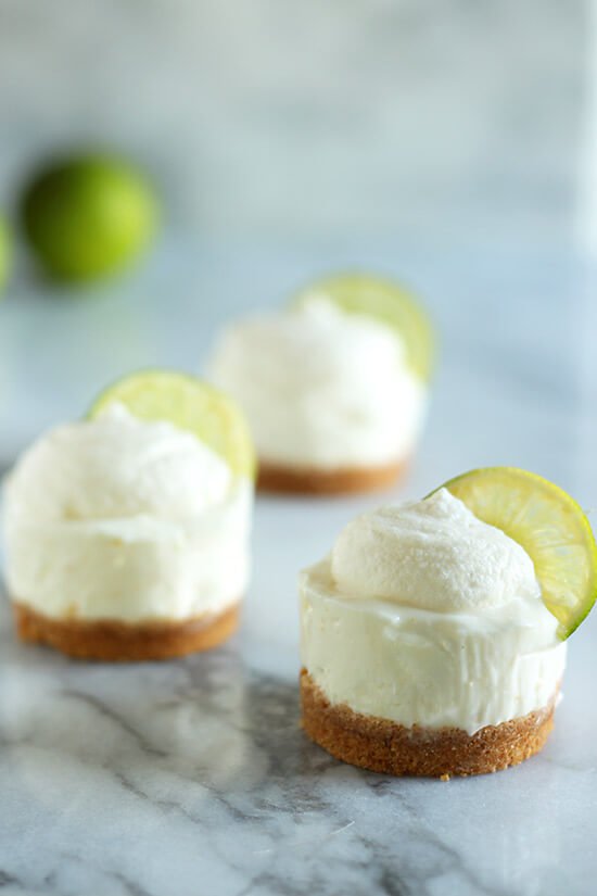 Key Lime Mini Cheesecakes Key Lime Mini Cheesecakes