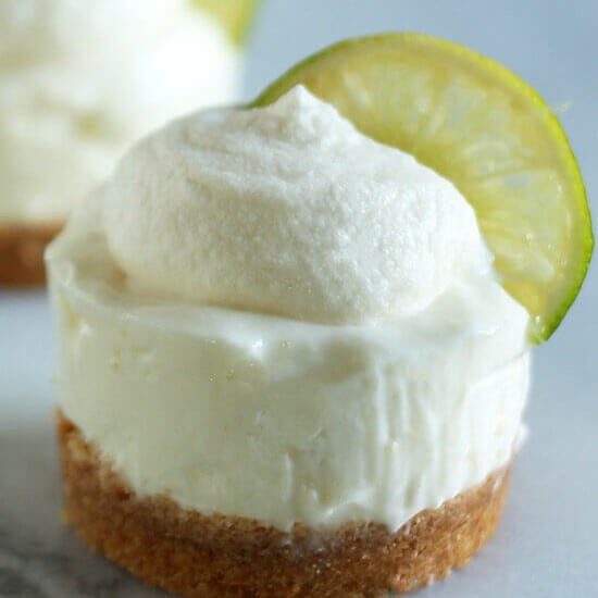 Key Lime Mini Cheesecakes Key Lime Mini Cheesecakes