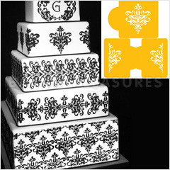 Lace Cake Stencil Patterns