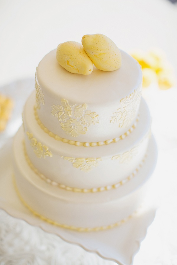 Lemon Wedding Cake