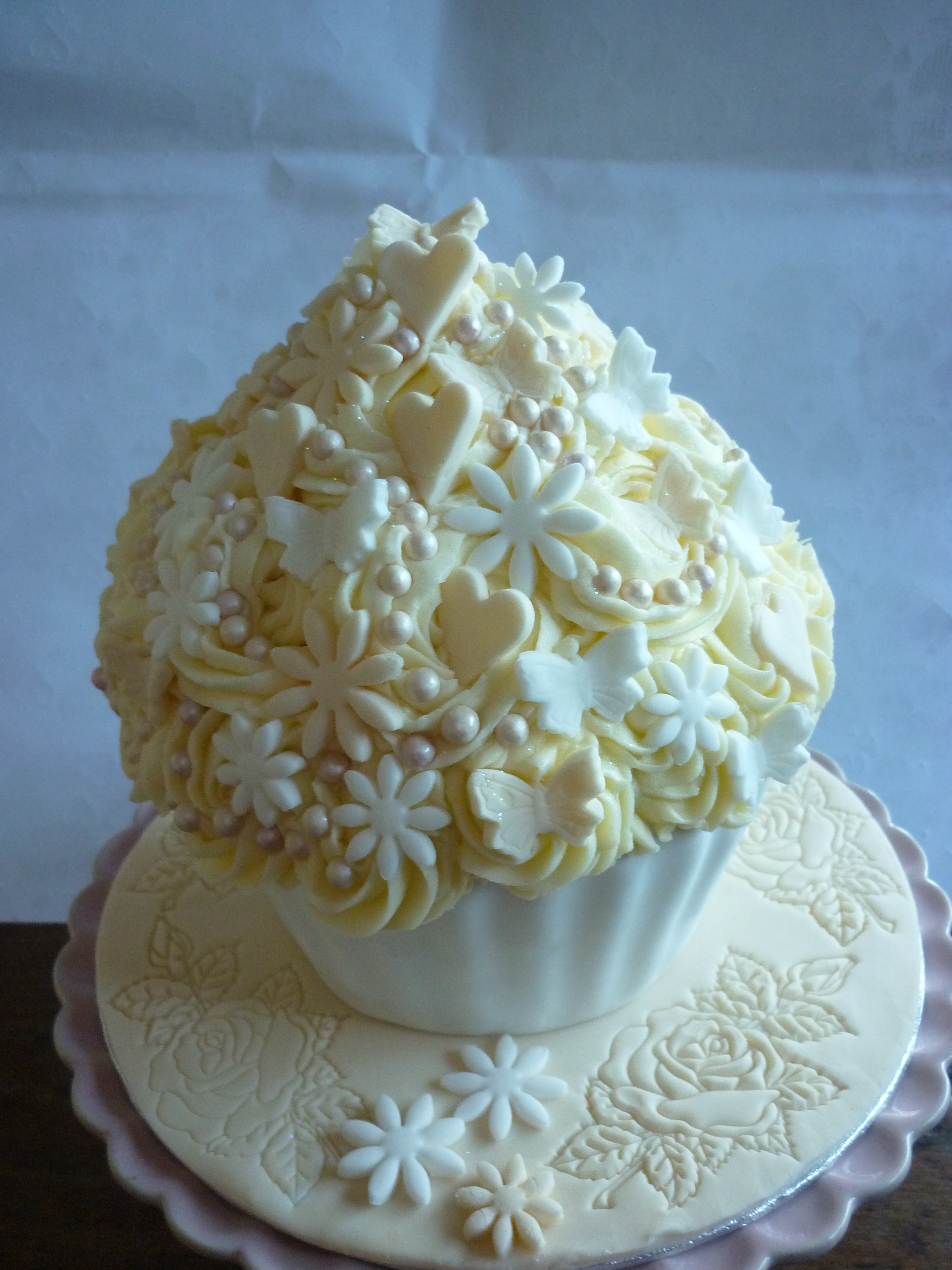 Lemon White Chocolate Wedding Cake