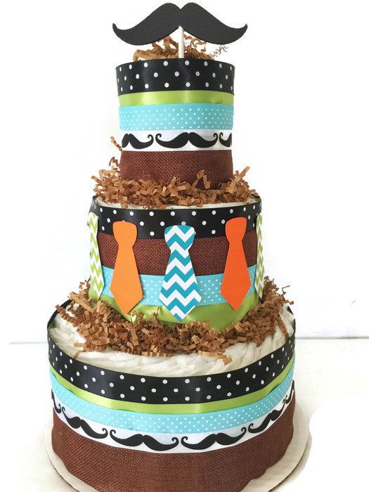 Little Man Baby Shower Boy Diaper Cakes Little Man Baby Shower Boy Diaper Cakes