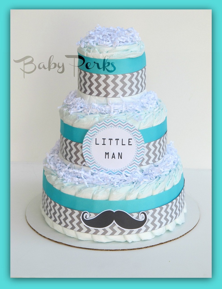 Little Man Baby Shower Cake