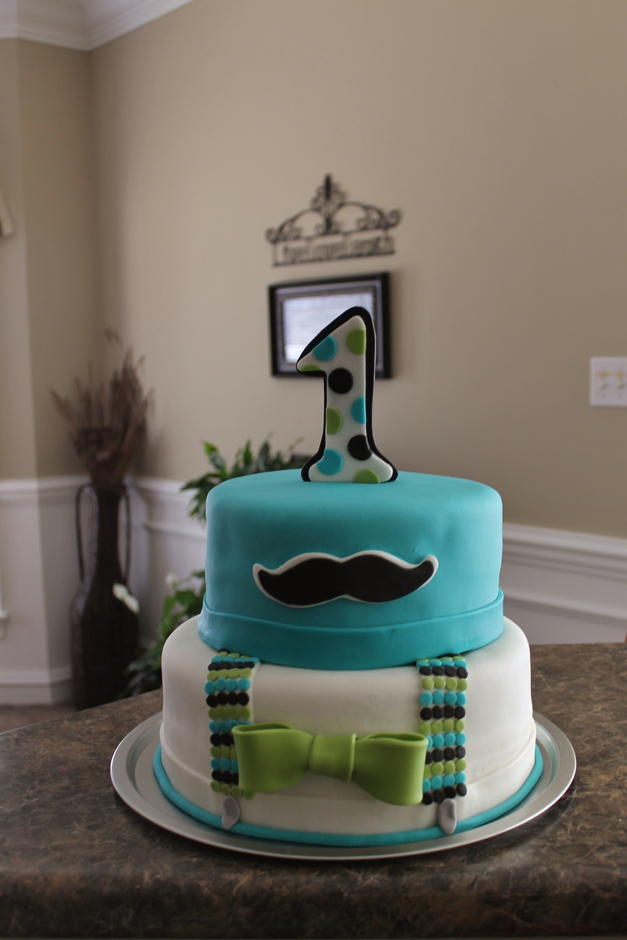 Little Man First Birthday Cake