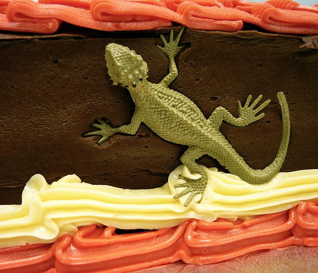 Lizard Birthday Cake