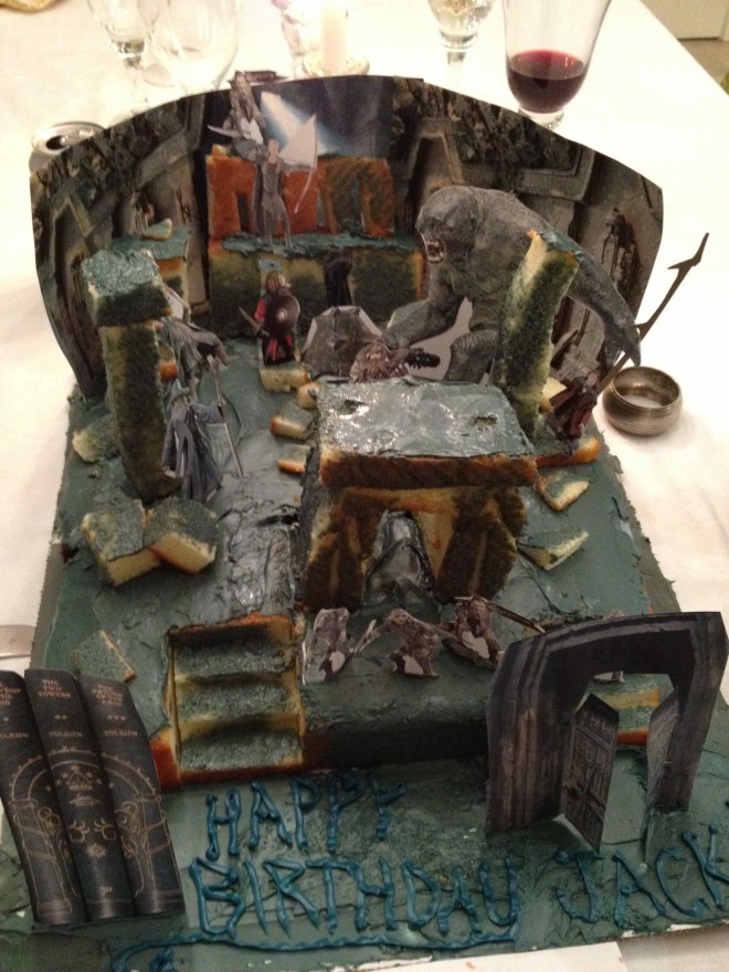 Lord of the Rings Birthday Cake