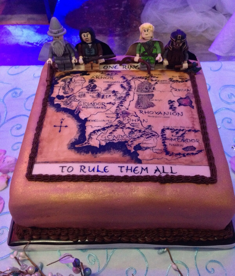Lord of the Rings Grooms Cake