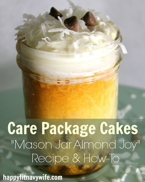 Mason Jar Care Package Cake