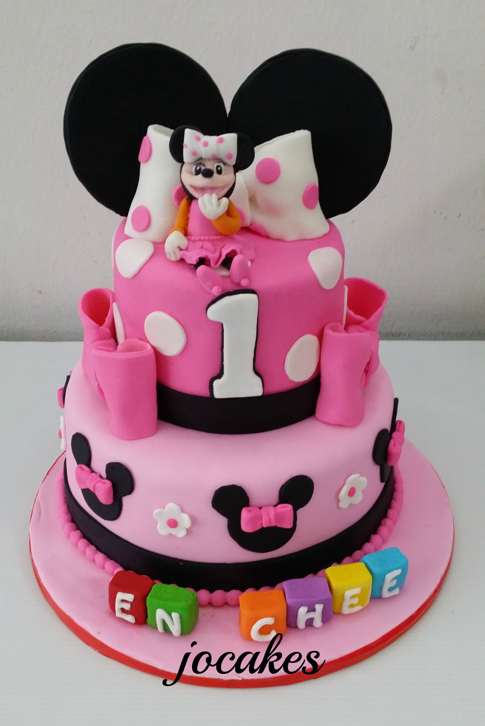 Minnie Mouse Cake 1 Year Old