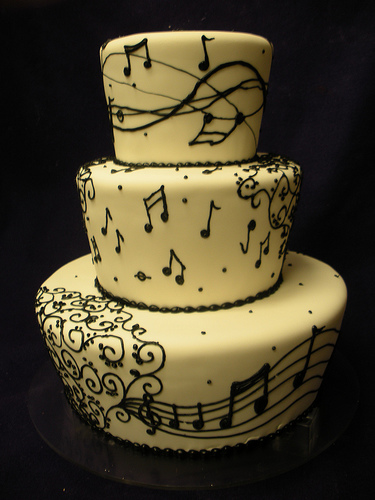 Music Note Cake