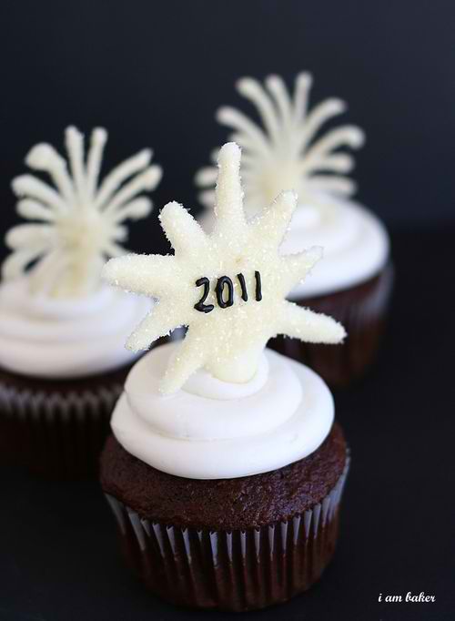 New Year's Eve Cupcakes