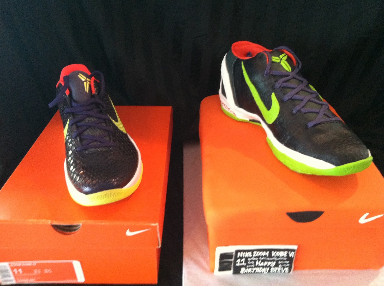 Nike Shoe Box Cake